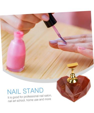 Ipetboom Nail Display Stand 4 Sets Nail Holder Manicure Resin Paint Manicure Racks - Buy Online on GoSupps.com