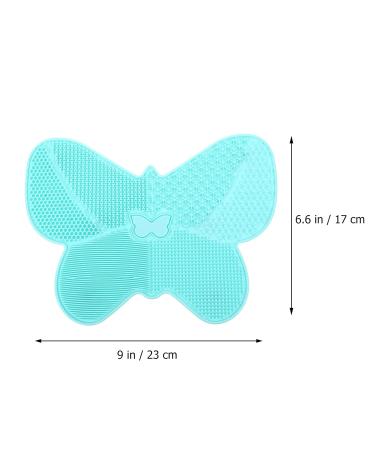 1pc Silicone Scrub Pad Eco-Friendly Makeup Applicator & Cleaning Tool | 23x17cm Green Perfect for Beauty Kits & Cosmetic Care - Buy Online on GoSupps.com