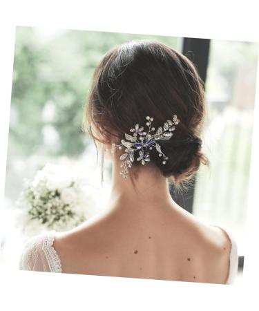 Housoutil Elegant Photo Props Hair Combs for Women Womens Hair Clips Rhinestone Barrettes Floral Hair Rhinestone Bobby Pins Flower Design Hair Comb Accessories Banquet Dress - Buy Online on GoSupps.com