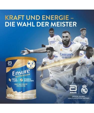Ensure Nutrivigor Vanilla Shake 850g - Premium Dietary Supplement with Protein 27 Vitamins & Minerals for a Healthy Diet - International Shipping Available - Buy Online on GoSupps.com