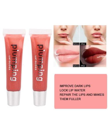 2PC 10ml Lip Plumping Serum & Gloss - Full Defined Lips | Shop Now! - Buy Online on GoSupps.com