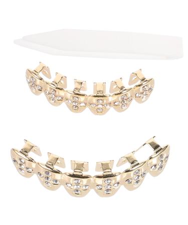 HAPINARY Tooth Gems 1 Set Cosplay Grill Teeth for Grill Teeth for Rappers Braces Bagged