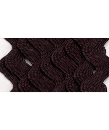 Wrights 117-401-031 Polyester Rick Rack Trim  Black  Medium  2.5-Yard