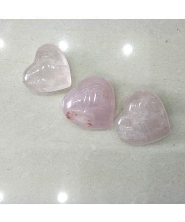 Rose Quartz Heart Crystals Natural Stones and Minerals Quartz Rose - (Color: 160-200Gram) - Buy Online on GoSupps.com