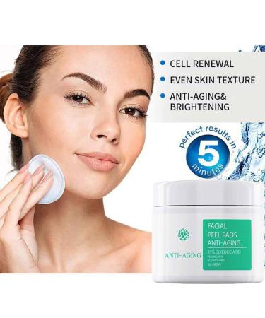 AllbestAye Glycolic Acid Pads for Face - Exfoliating Peeling Pads for Acne Treatment Fine Lines & Wrinkles Reduction - 50 Pcs - Buy Online on GoSupps.com