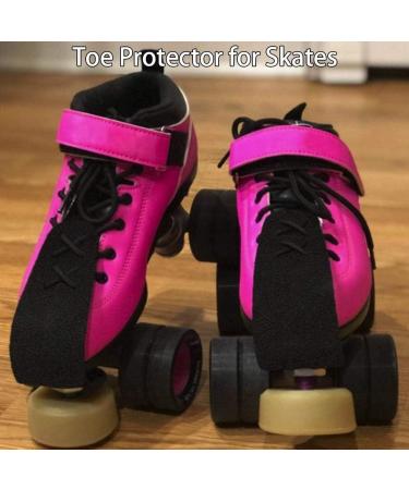 Tixiyu 2pcs Roller Skate Toe Protectors - Premium Leather Flat Toe Guards for Front Toe Protection - Buy Online on GoSupps.com