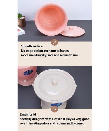 NEDLON Portable Spittoon with Handle Potty Urinal Chamber Pot Urine Bucket with Lid for Household Adults Pregnant Unisex (Color : Orange) - Buy Online on GoSupps.com
