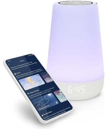 Hatch Rest Baby Sound Machine Night Light 2nd Gen Sleep Trainer Time to Rise Alarm Clock White Noise Soother Music Stories for Nursery Toddler and Kid Bedroom - Wi-Fi