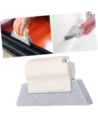 Solustrie Totwinkel Window Brush - Beige Scrubbing Cleaning Tool for Household Windows & Grooves (1 Pack) - International Shipping - Buy Online on GoSupps.com