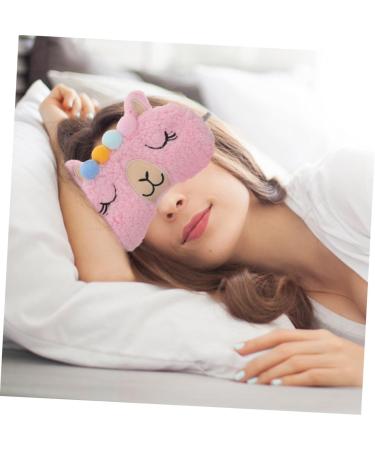 2 pi ces Masque de Sommeil Masque Opaque Doux pour Yeux pour Voyage Blanc Rose - Buy Online on GoSupps.com