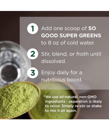 VitaCup Super Greens Powder - Boost Energy, Detox, and Immunity - 50+ Premium Superfoods with Probiotics, Prebiotics, Fiber, Antioxidants, Adaptogens - Berry Lemon Flavor - 30 Servings - Buy Online on GoSupps.com