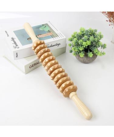 Buy Naveso Massage Scooter & Wooden Massage Roller - Anti-Cellulite Maderotherapy Set for Deep Tissue Relief - Buy Online on GoSupps.com