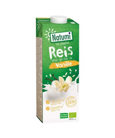 Natumi Organic Rice Drink Vanilla 12-Pack (12 x 1 l)