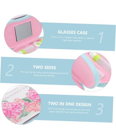 Buy Healvian Double-Layer Glasses Case | Portable Travel Accessories & Contact Lens Holder | Versatile & Stylish Reading Glasses Case - Buy Online on GoSupps.com