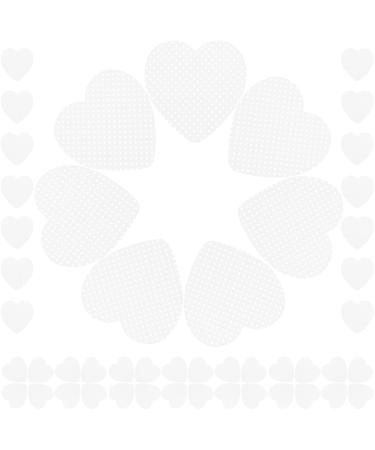 LALAFINA Soak Off Nail Gel Polish 200 Sheets Nail Polish Remover Wipes Lint Nail Wipes Heart Shape Gel Nail Polish Remover Pads for Polish Clean Acrylic Nails Remover White