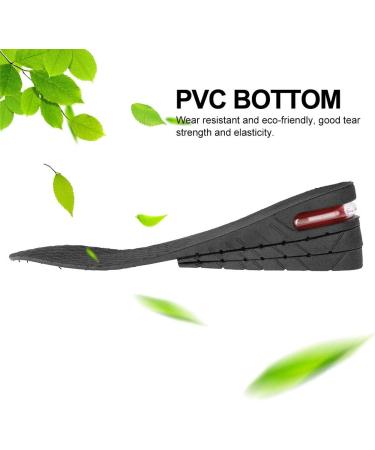 Height Adjustable Increase Insoles | 4-Layer PU Heel Lift for Unisex | Boost Height Comfortably - Buy Online on GoSupps.com