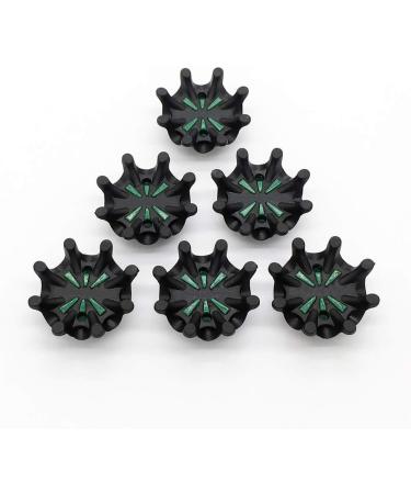 28 Count 5MM Fast Lock Golf Spikes - Easy Install Replacement Cleats in Black/Green - Buy Online on GoSupps.com