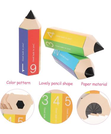 Toyvian 40 Pcs Pencil Candy Box Sugar Cases Candy Containers for Gifts Cartoon Candy Jar Packing Cookie Gifts Gift Wrapping Colorful Decor Infant Gifts Pen Shape Chocolate Child Paper - Buy Online on GoSupps.com