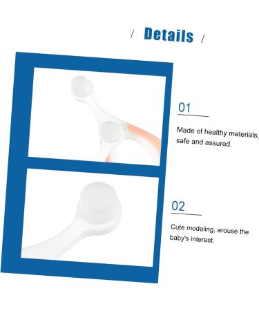 Beaupretty Children's Toothbrush Set - 2 Pack Baby Oral Care Tool for Infants & Toddlers - Ideal for 1 Year Olds - Buy Online on GoSupps.com