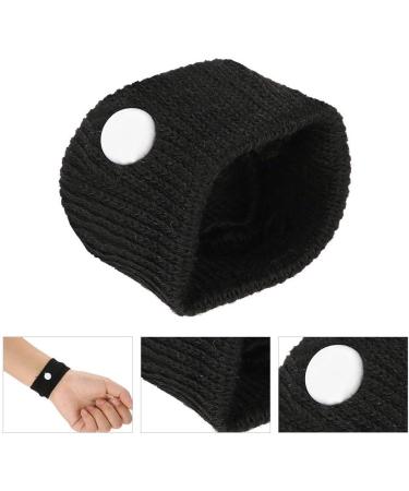TMISHION Anti Nausea Wristbands for Travel Motion - Acupressure Bracelet for Adults - 1 Pair Black - Buy Online on GoSupps.com