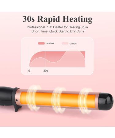 Buy Professional 32mm Hair Curling Wand | Ceramic Curling Iron for Big Curls | Adjustable Temperature & Dual Voltage | Safe & Easy to Use - Buy Online on GoSupps.com
