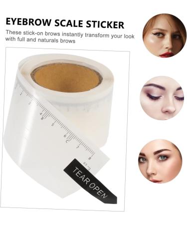FOMIYES 2 rolls Measuring of Measure Practical Sticker White Ruler Tool Scale Guide Brow Woman Eyebrow 1 count (Pack of 1) White 2x2pcs - Buy Online on GoSupps.com