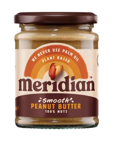 Meridian Foods Set of 4 packs of unsalted smooth peanut butter - 280 g - Set of 4 packs of BUNDLE by Meridian Foods