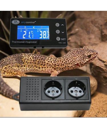Digital 2-in-1 Thermostat Hygrostat Controller with Alarm | Day/Night Mode & External Display | Ideal for Terrariums - Buy Internationally - Buy Online on GoSupps.com