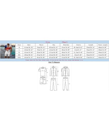 Fxbar Men's Patriotic American Flag Zipper Collar T-Shirt Set, Dark Blue, Large - Buy Online on GoSupps.com