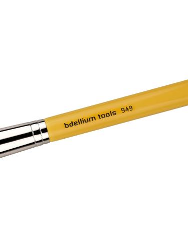 Bdellium Tools Studio Series 949 Pointed Foundation Brush - Professional Makeup Brush with Soft Synthetic Fibers for Foundation & Concealing - Yellow - 1pc - Buy Online on GoSupps.com
