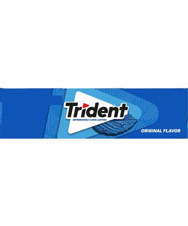 Trident Original Flavor Sugar Free Gum - 12 Packs (168 Total Pieces) - Buy Online on GoSupps.com