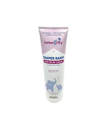 Infant Dry Anti-Chafing Diaper Cream - 100% Natural Skin Protection for Newborns to Toddlers - Gentle Care for Delicate Skin