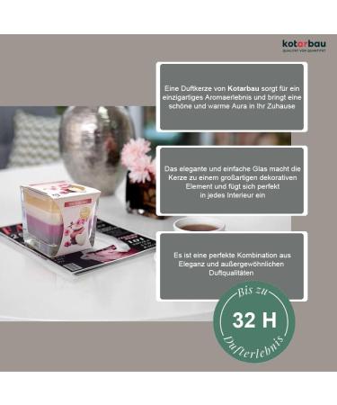 Kotarbau 2-Docht Fragrance Candle | Multi-Colored Aromatherapy | Long-Lasting Gift Idea | 32-Hour Burn Time | International Shipping Available - Buy Online on GoSupps.com
