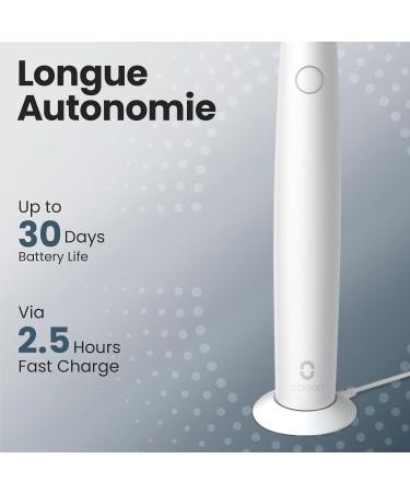 OCLEAN AIR 2 Sonic Electric Toothbrush - Portable Ultra-Slim Design Dupont Bristles 40-Day Battery IPX7 Waterproof | Buy Now! - Buy Online on GoSupps.com