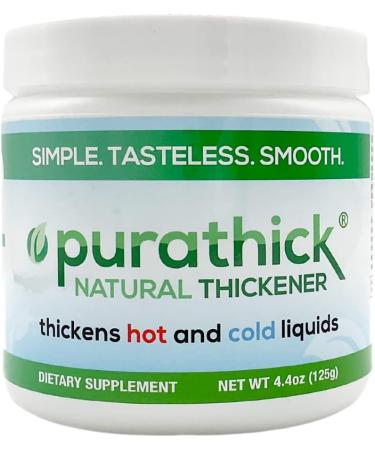 USDA Organic Purathick 4.4 oz Thickens Hot and Cold Liquids for People with Dysphagia