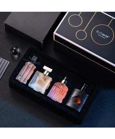 Women's Perfume Set: 4 floral and fruity fragrances in a gift box 105ml total (3.5oz). Perfect for gifting or personal use elegant and timeless scents for any occasions - Buy Online on GoSupps.com