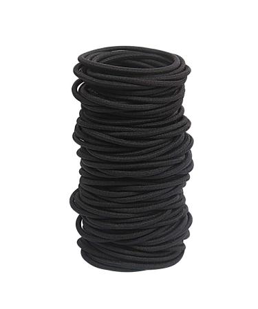 GOSICUKA 120 pcs Black Hair Elastic for Thick and Curly No Metal Hair Ties Value Pack (3mm) - Buy Online on GoSupps.com