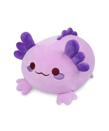 Axolotl Stuffed Animal Toy Realistic Axolotl Soft Toy Plush Animal Doll Stuffed Axolotl Toys Cuddly Toys Great Decoration Plush Toy for Boys and Girls Halloween Children's Day(9.8 inch Purple) 9.8 inch Purple