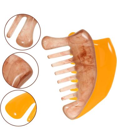 Tovinanna 4-Piece Resin Massage Comb Set | Scalp & Neck Massager | Hair Care & Relaxation Tools - Buy Online on GoSupps.com