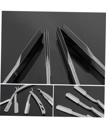 Zerodeko Vintage Razor Holder Set - 4 Premium Stainless Steel Holders for Men | Classic Old-Fashioned Design - Buy Online on GoSupps.com