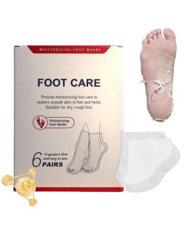 Masque Pieds 6 Paires Chaussettes Masques Pour les Soin des pieds Masque Hydratant Soin des Pour Hommes et Femmes R pare les Talons Rugueux Secs et Crevass s