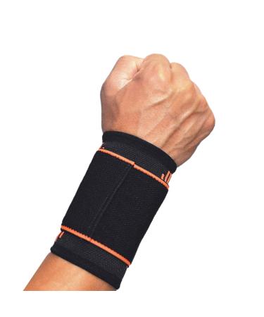 Solo Actfit Adjustable Wrist Bandage with Velcro | Elastic Tendonitis Protector for Sports & Fitness - Buy Online on GoSupps.com