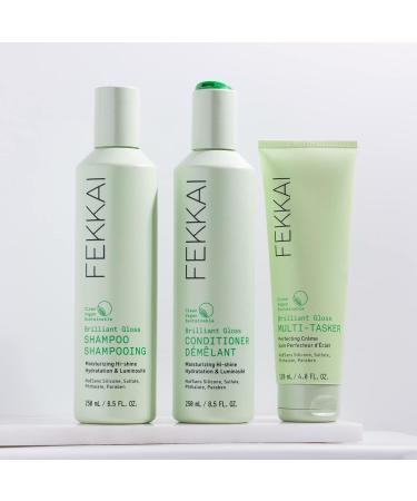 Fekkai Brilliant Gloss Shampoo - 8.5 oz | Revives & Nourishes Dry, Frizz-Prone Hair | Salon Grade, EWG Compliant, Vegan & Cruelty Free | 1 Pack - Buy Online on GoSupps.com