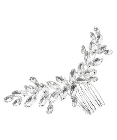 hair jewelry hair clips for girls wedding hair accessories for brides rhinestone hair clips for women bride hairpin rhinestone clips for hair women's Glass alloy hair comb