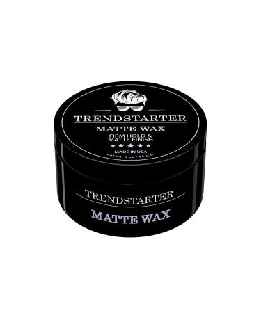 TRENDSTARTER Matte Wax - Firm Hold, Matte Finish, Premium Hair Styling Product (3oz) - Buy Online on GoSupps.com