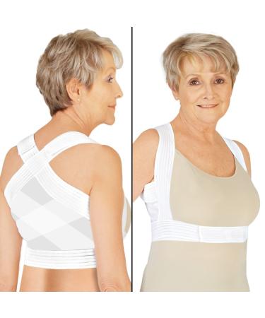 Shop Lightweight Sweat-Free Posture Support - White Large | Made in the USA | Collections Etc - Buy Online on GoSupps.com