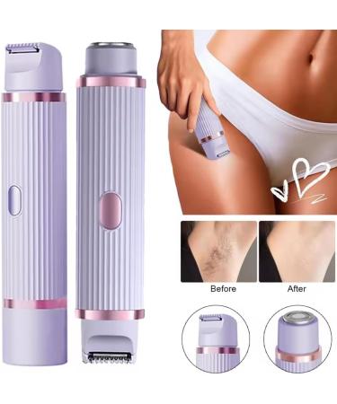FiTspi 2 in 1 Double Head Shaver for Women Electric Bikini Trimmer Wet and Dry Electric Facial Epilator Body Hair Trimmer for Face Lips Chin Pubic Hair Armpits - Buy Online on GoSupps.com