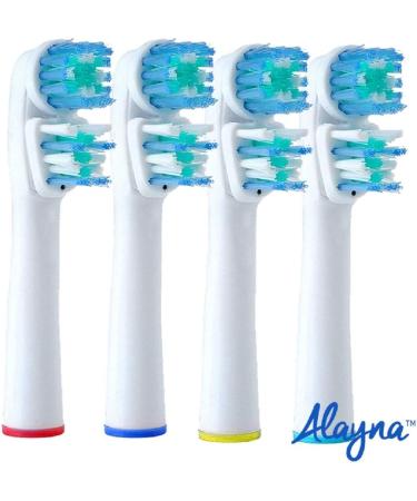 Replacement Brush Heads for Oral B - Double Clean Design Pack of 20 - Compatible with Pro 7000 1000 8000 9000 1500 5000 Kids & Vitality - Buy Online on GoSupps.com