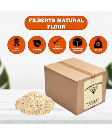 FRESH 2023 Hazelnuts Flour 10 lbs. by Presto Sales LLC | Raw Natural Vegan Keto Substitute from Oregon USA - Buy Online on GoSupps.com
