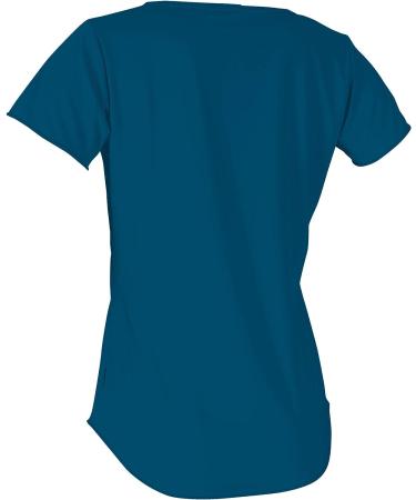 O'NEILL Women's French Navy Graphic Sun Shirt X-Small - Short Sleeve Scoop Neck - Buy Online on GoSupps.com